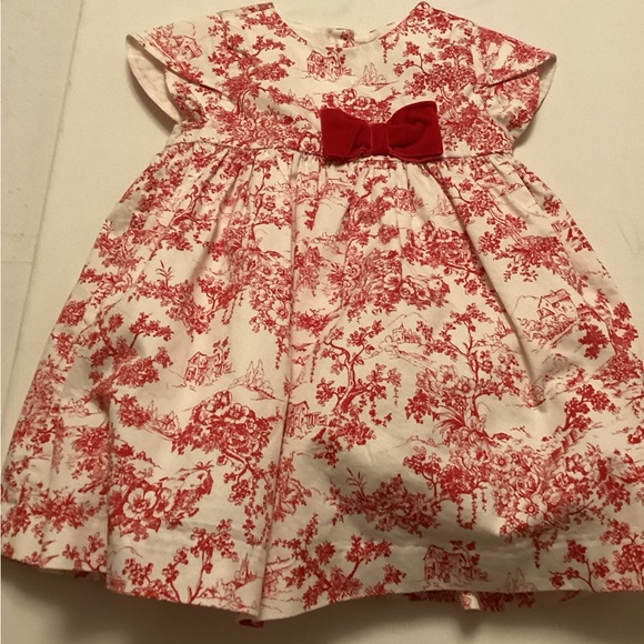 Janie and Jack Other - Janie and Jack Red Toile Print Dress